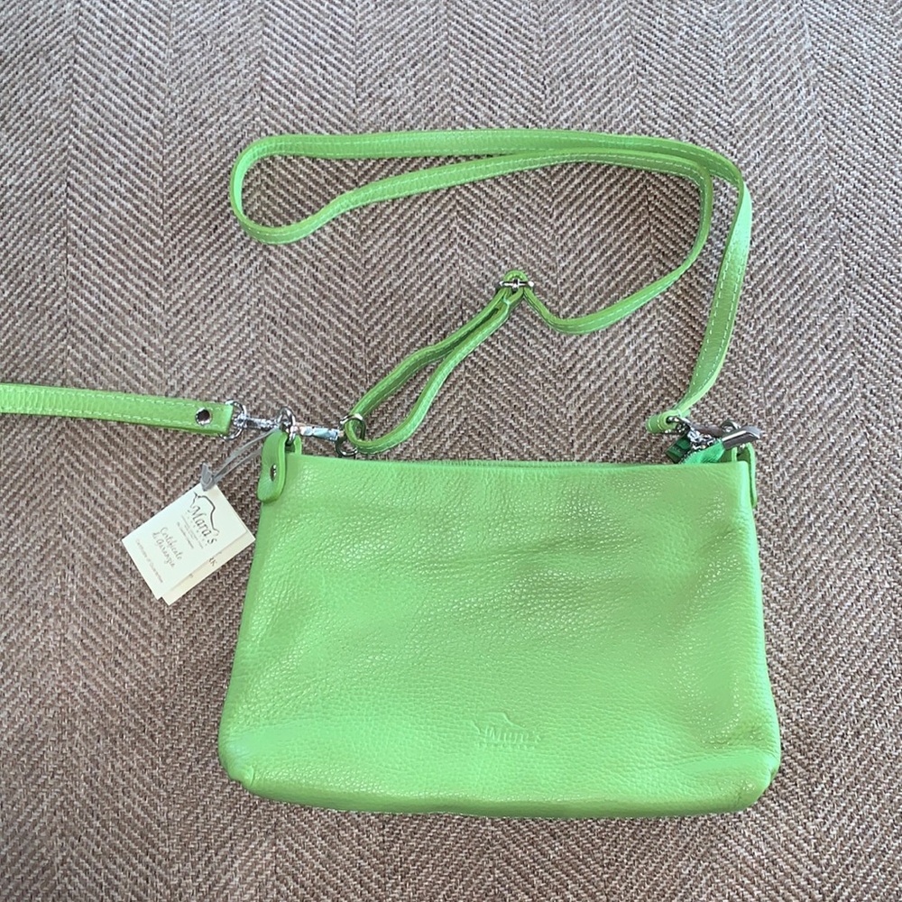 Leather crossbody Mara’s Taormina made in Italy